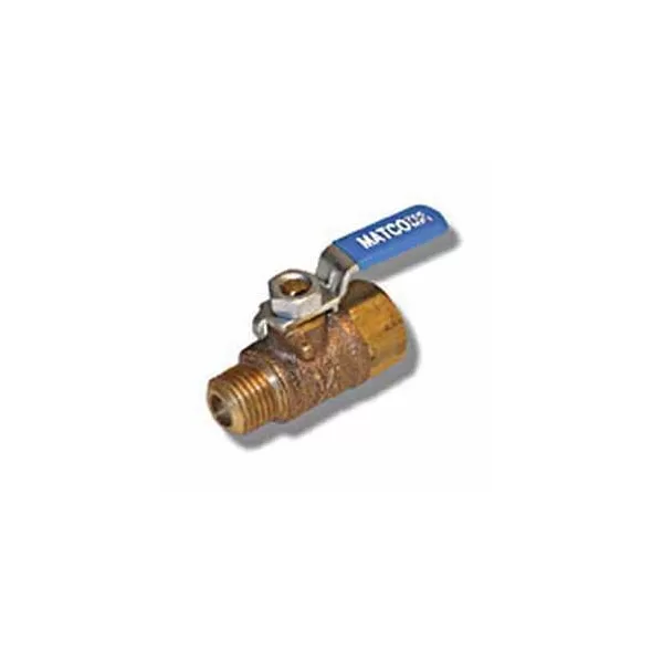 1/4" MNPT x FNPT Lead Cast Bronze 600 psi Ball Valve | VLZBV002MF