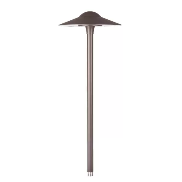 6.5 W 3000K LED Black Aluminum 8-15/32" x 21-27/32" Path Light | WAC605130BK