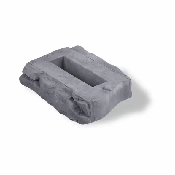 2-1/4" Coastal Slate 4-Piece Standard Bundle Reala Technology Rivercrest Wall Wall Block | UNP3310WS0082507