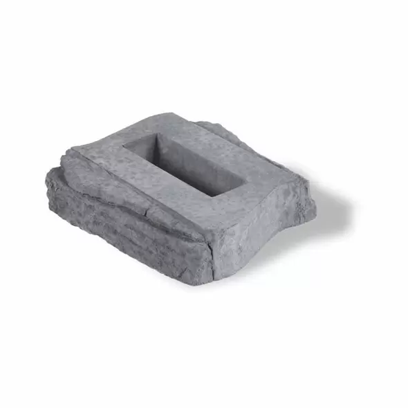 2-1/4" Coastal Slate 4-Piece Standard Bundle Reala Technology Rivercrest Wall Wall Block | UNP3310WS0082507