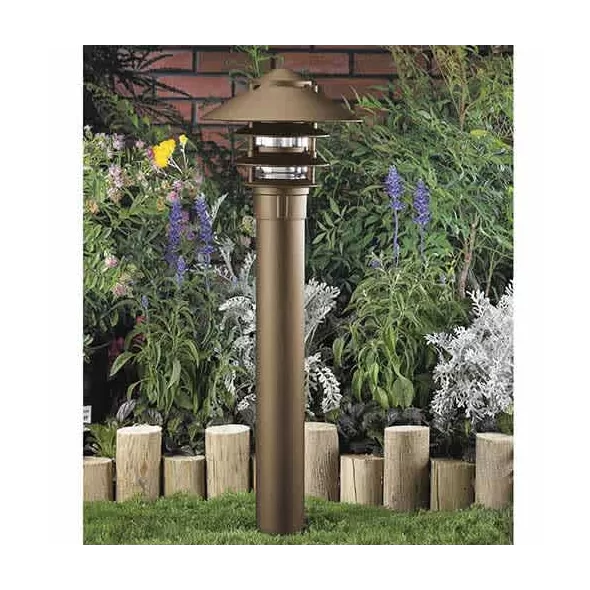 2.5 W Ceramic T3 LED Standard Architectural Bronze Die-Cast Copper-Free Aluminum Landscape Series 9226 Model Bollard Light | VISBR9226Z25WT3