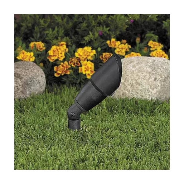 4.5 W Ceramic MR-16 LED Standard Black Die-Cast Copper-Free Aluminum Landscape 2216 Series Round Up and Accent Light | VISGR2216B45W36