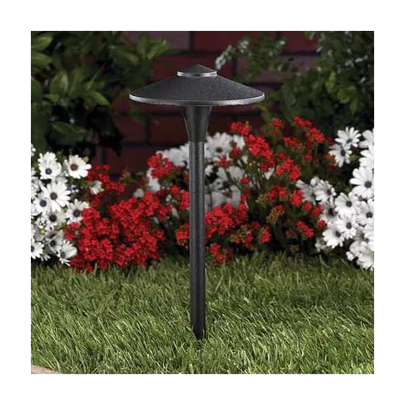 5 W Ceramic T3 LED Standard Black Die-Cast Copper-Free Aluminum Landscape Series 4704 Model Non-Directional Path Light | VISPR4704BWLB2ND