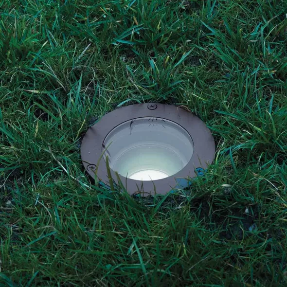 2 - 12 W 3000K LED Bronze Aluminum In-Ground Wall Wash Luminaire | WAC503130BZ