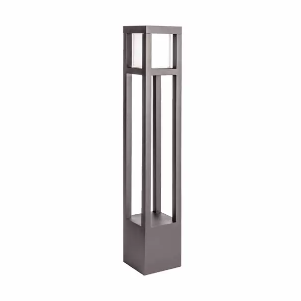 5.5 W 2700K LED Black Aluminum Bollard Light | WAC662127BK