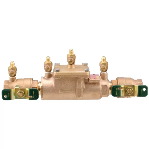 1" FPT Bronze Lead-Free Cast Copper Silicon Alloy 175 psi LF007M1-QT Series Double Check Valve Assembly | WAT007QT010LF