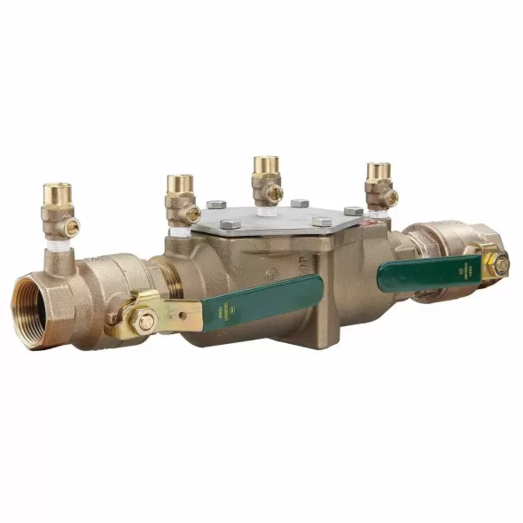 1" FPT Bronze Lead-Free Cast Copper Silicon Alloy 175 psi LF007M1-QT Series Double Check Valve Assembly | WAT007QT010LF