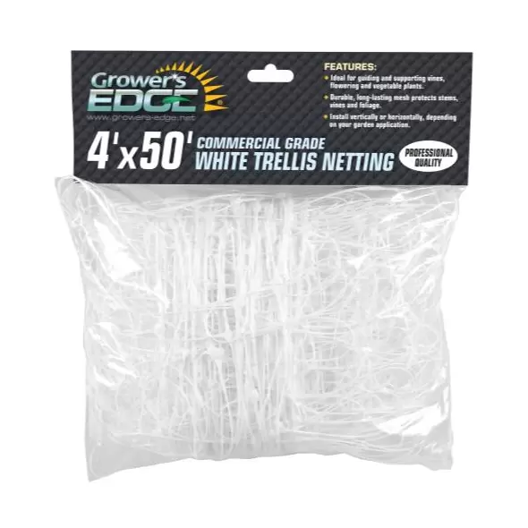 Grower's Edge Commercial Grade Trellis Netting 4 ft x 50 ft (10/Cs)