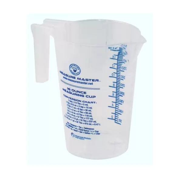 Measure Master Graduated Round Container 16 oz / 500 ml (40/Cs)