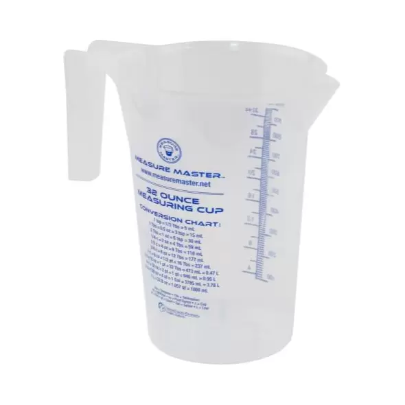 Measure Master Graduated Round Container 32 oz / 1000 ml (20/Cs)