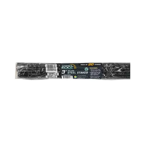 Grower's Edge Deluxe Steel Stake 5/16 in Diameter 3 ft (20/Bag)