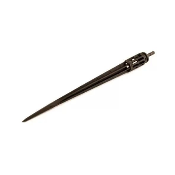 Hydro Flow Dripper Stake w/ Basket - Black - Display Box (100/Box)