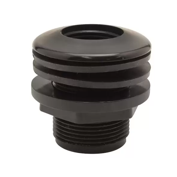 Hydro Flow Bulkhead Thread/Thread 3/4 in Hole Size 1-1/2 in - Display Box (25/Box)
