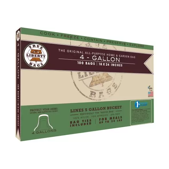 True Liberty 4 Gallon Bags 18 in x 24 in (100/pack)