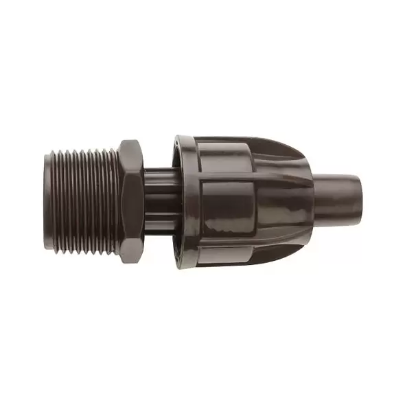 Netafim 17mm TechLock x 3/4 in MPT Male Adapters (25=1/Bag) [TLCK075MA]