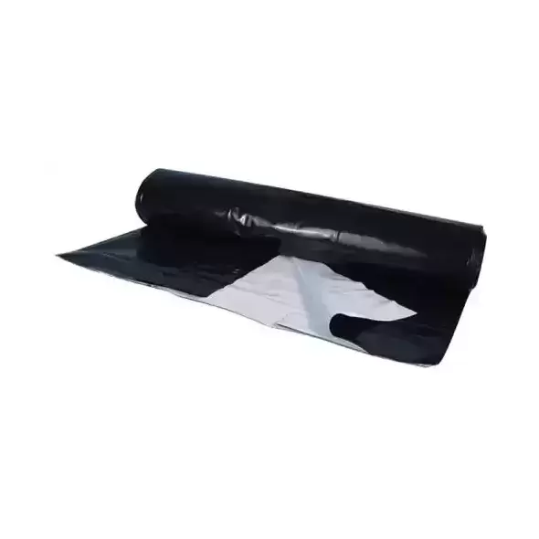 Berry Plastics Black/White Poly Sheeting Commercial Size - 5 mil 24 ft x 150 ft