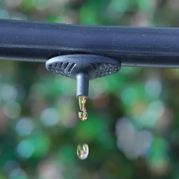 4 mm Barb x Spout 2 gph Polypropylene Green Pressure Compensating Dripper | ANT30725