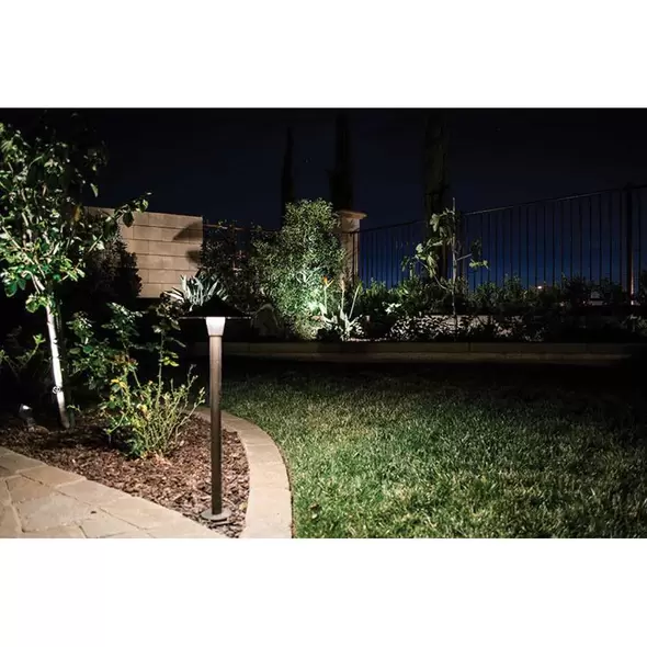 Alliance Lighting Area Light Stem, Aged Brass For 2.5W LED Lamps 18" | AOLALSTEM18LED