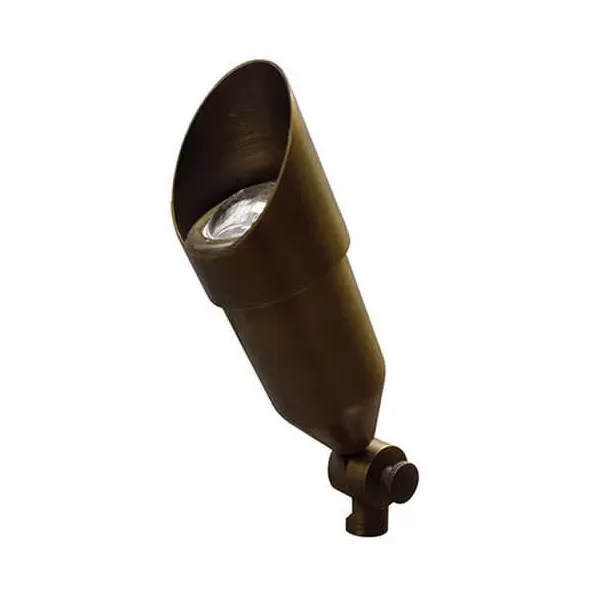 Alliance Outdoor Lighting Bullet Light, 4W MR-16 2700K LED Aged Brass | BL205