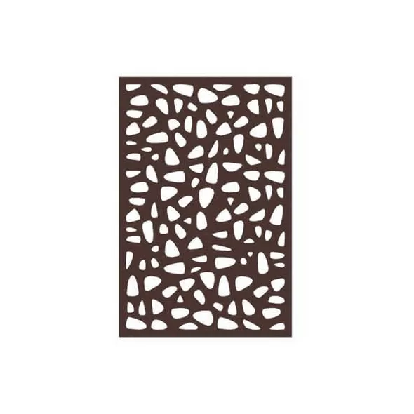 48" x 70" x 5/16" Wood Natural Brown Decorative Fence Panel | OUTUSADSDA1