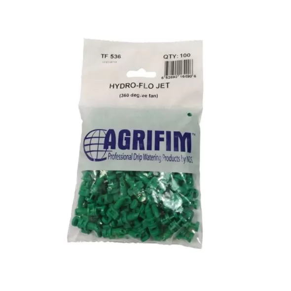 6' 360 Degrees Fan Spray 18 gph Green 1-Piece Micro-Spray Jet | AGFTF536