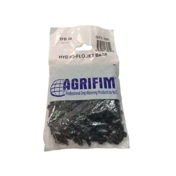 0.03" Black TFB Series Nozzle For 2-Piece Fixed Orifice Jet Non-Pressure Compensating 1-Outlet Devices Jet Base | AGFTFB30