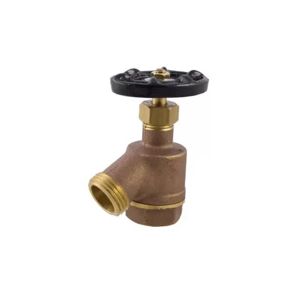 3/4" MHT x FNPT Brass GV Series Inverted Nose Garden Valve | AQLGV075IN