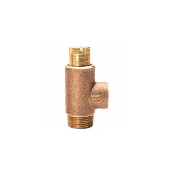 3/4" MNPT x FNPT Lead-Free Cast Bronze 175 psi P1500XL Series Pressure Relief Valve | WLK34P1500XL