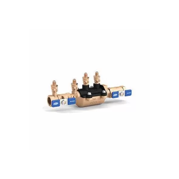 3/4" Flanged/Grooved Epoxy Coated Lead-Free Ductile Iron 175 psi 350 Series Double Check Backflow Preventer | WLK350FT007