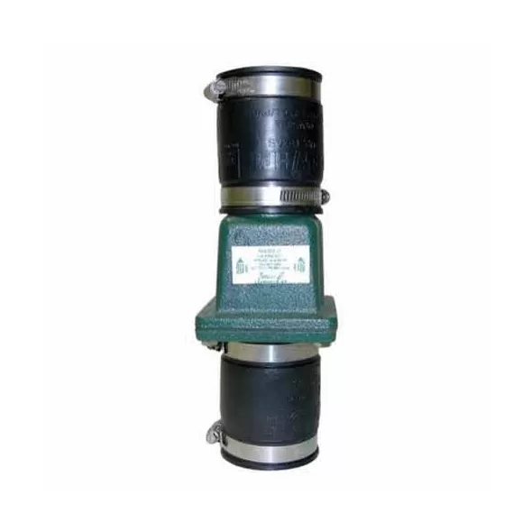 1-1/2" Slip Green PVC 25 psi Full Flow Union with NHP Check Valve | ZOE300181