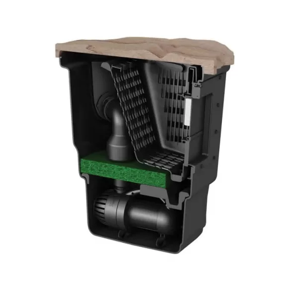 1000 gph 8" Weir Opening High Density Polyethylene Signature Series 1000 Pond Skimmer | AQS43022