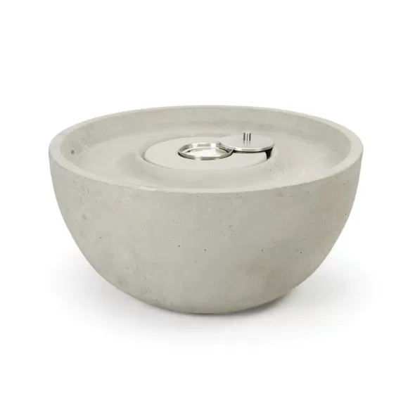 28" x 14" Sandstone with Pump Tubing and Fitting Fire Feature Fire Fountain | AQS78202
