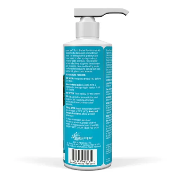 8 oz Clear Pond Starter Bacteria | AQS96013