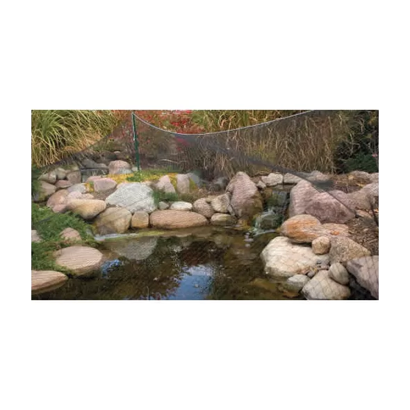 10' x 7' Woven Nylon Black Protective Pond Netting | AQS98000