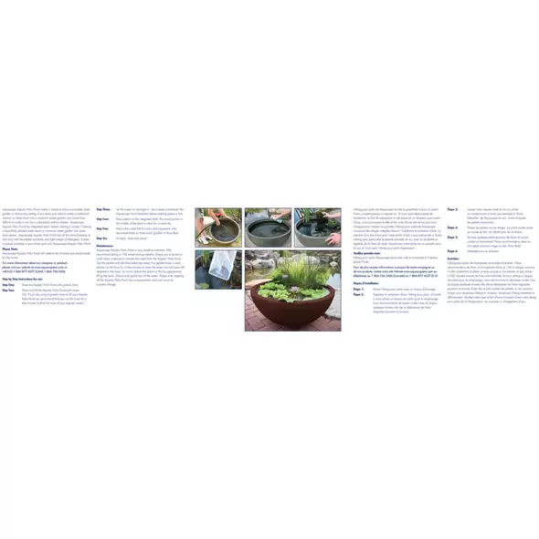 32" 20 gal Terra Cotta European Patio Pond | AQS98858