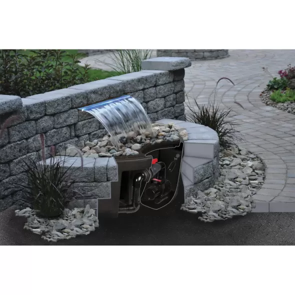 22" x 44" x 16" 33 gal Complete with (1) AWG - 24" Pond-Free Basin (CFBASIN24) Basin Kit | AWGCFBASINKIT24