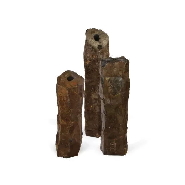 Natural 3-Piece Basalt Column Fountain | AWGNBCX3