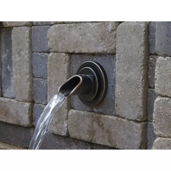 5-3/4" x 5" x 5" Ravenna Series For Formal Spillway and Flexible Hardscape Basins Wall Spout | AWGWSRS