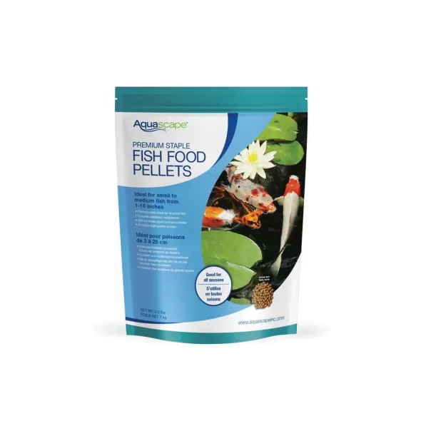 2.2 lb Premium Staple Small Fish Food Pellet | AQS98868