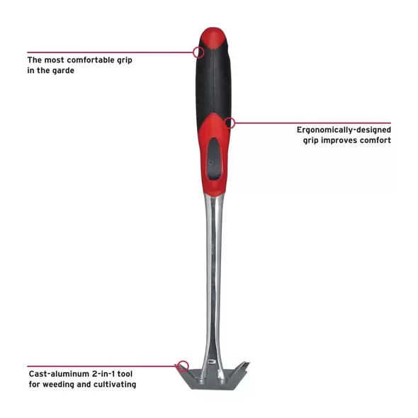 Cast Aluminum Blade 2-In-1 Hoe/Cultivator | CORCT3740