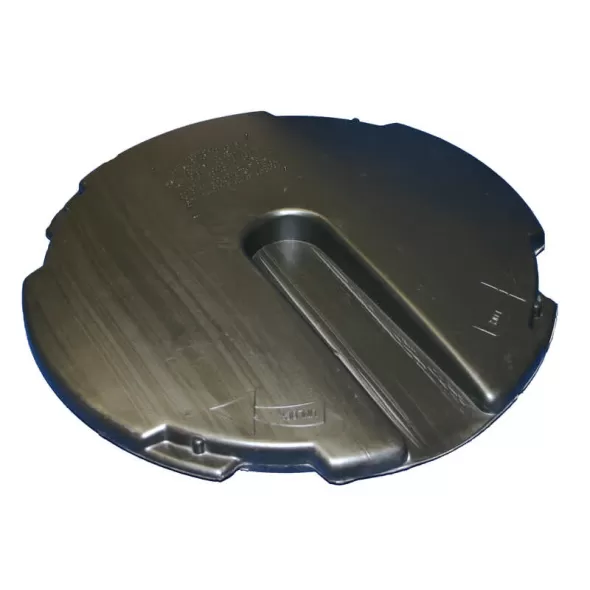 ADS Sump Lid, Solid HDPE Locking Black 18" | DFEPITLIDHD