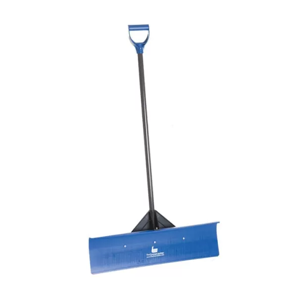D Handle 30" Heavy-Duty Plastic Blade Blue Pusher Shovel | ECA30UPH