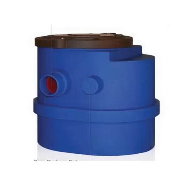 80 gpm 40 gal 31.75" x 29" x 24" Polyethylene with 4" Intake Port Filter Tank | FILT40F