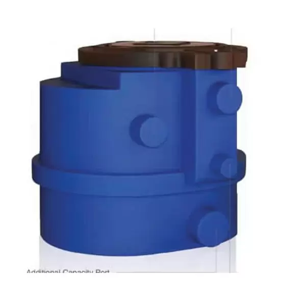 80 gpm 40 gal 31.75" x 29" x 24" Polyethylene with 4" Intake Port Filter Tank | FILT40F