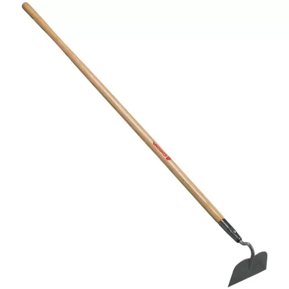 6-1/4" Tampered Steel Blade 60" Northern Ash Wood Handle Forged Draw Hoe | CORFH70000