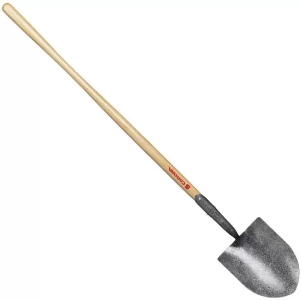 Tempered Steel Blade 48" Northern Ash Wood Handle Forged Irrigation Shovel | CORSF79000