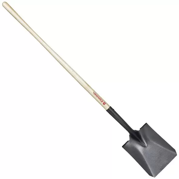Corona Clipper Square Point Diy Shovel, Tempered Steel Blade 15 Ga Ash Wood Handle | SS 27000