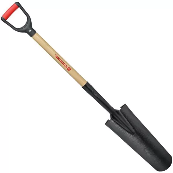 Tempered Steel Blade 14 ga 30" Ash Wood Handle Square Point Shovel | CORSS28010
