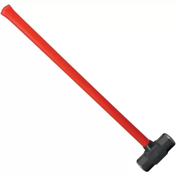 Tampered Steel Head 32" Solid Core Fiberglass Handle Sledge Hammer | CORST70021