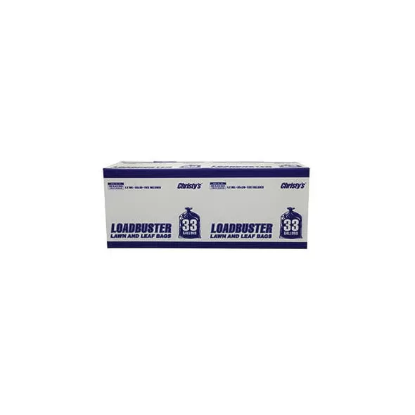 33" x 39" x 1.2 mil Black Load Buster 200/Box Clean-Up Bag | CSTTCGBB12200